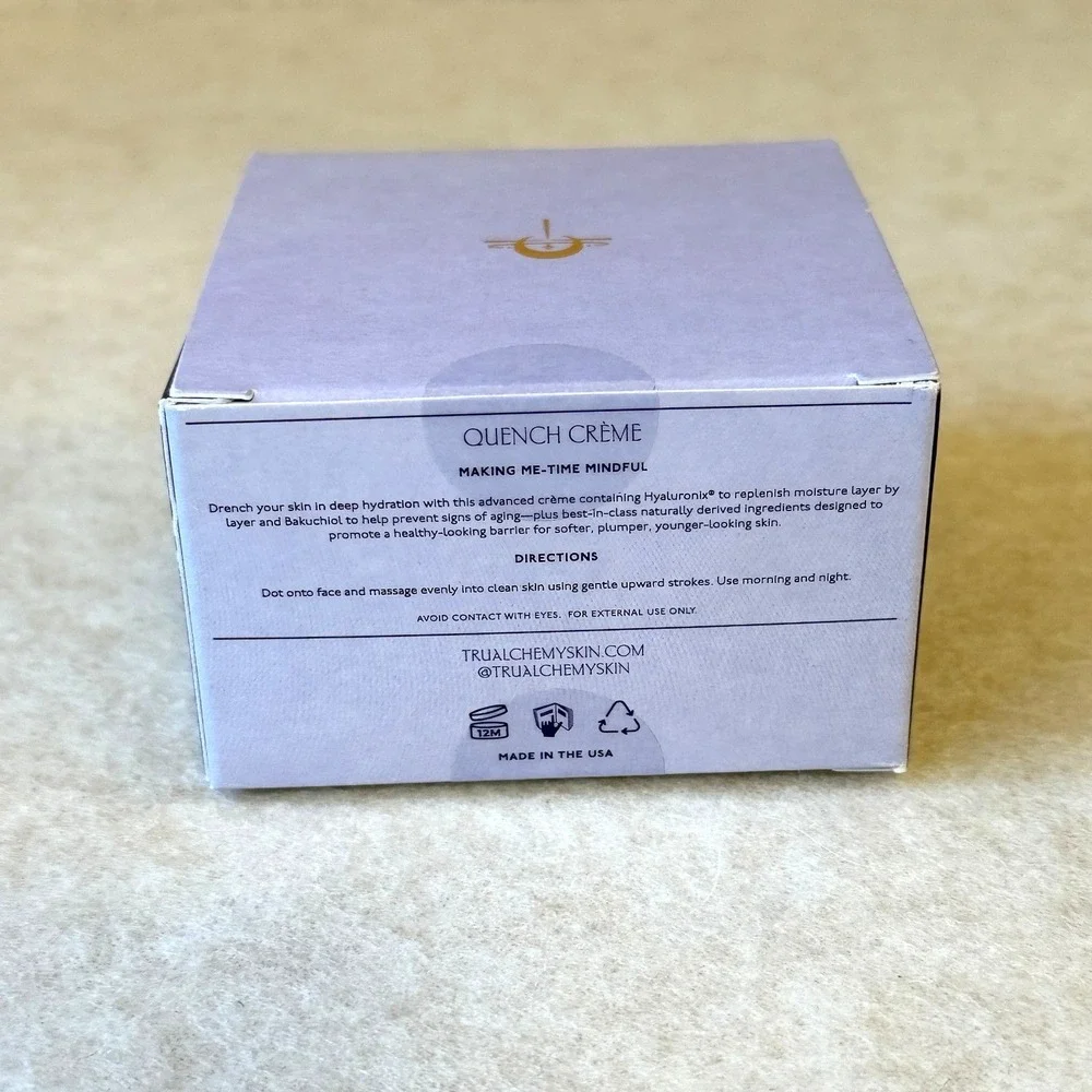 Tru Alchemy Quench Creme Daily Moisturizer Hyaluronix Bakuchiol 1.7oz New - Picture 4 of 5